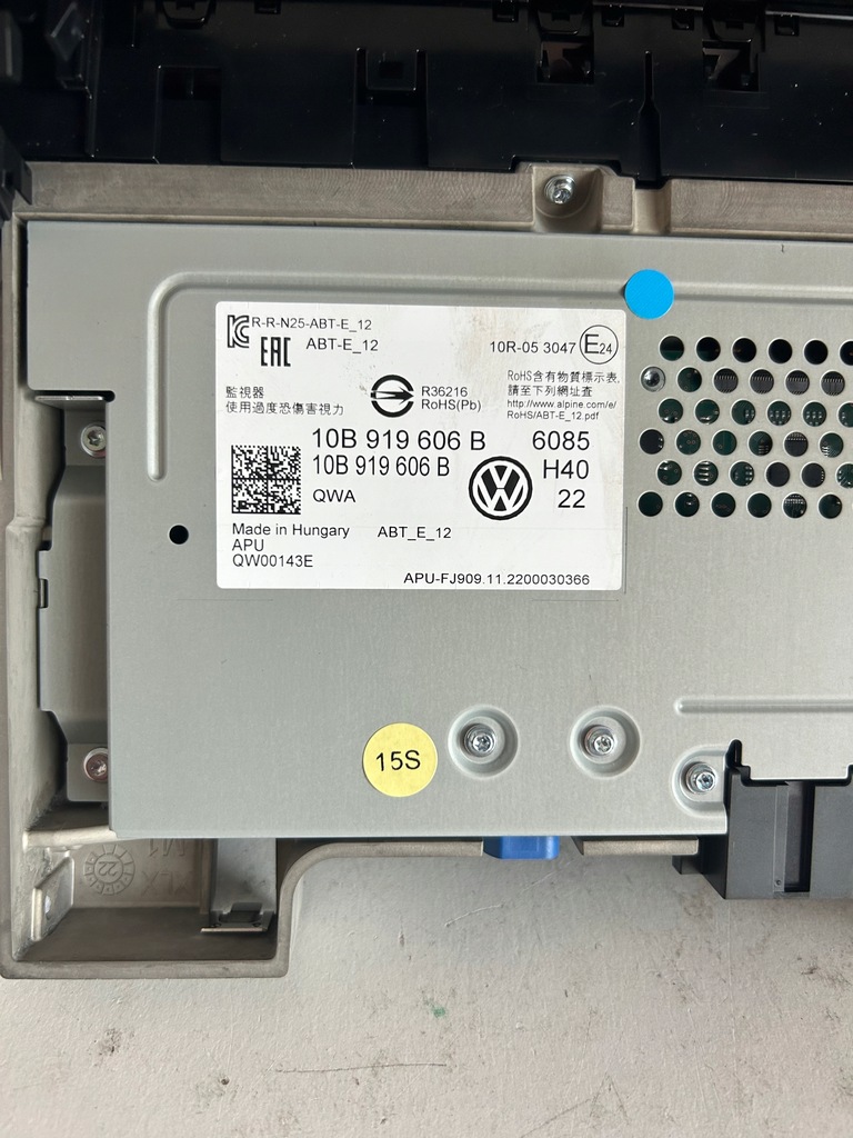 фото №12, Vw id.3 id.4 дисплей навигация экран mib3 lcd 10b919606b