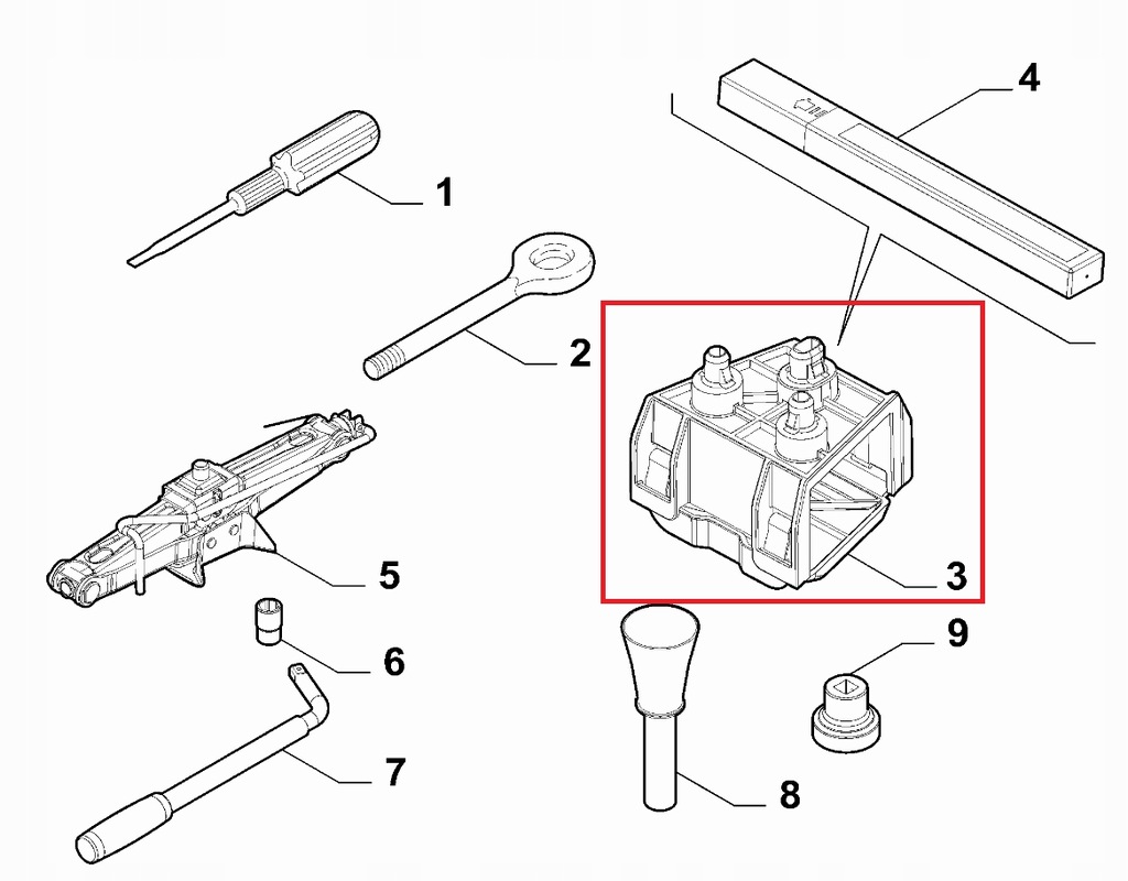 фото №3, Зачіп трикутник попереджувальний alfa romeo giulia