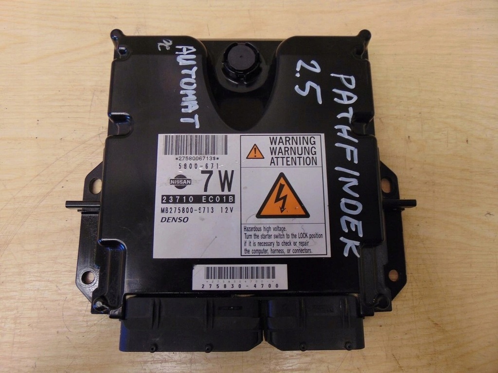 фото №2, Бортовий комп'ютер двигуна pathfinder r51 2.5 dci 23710ec01b