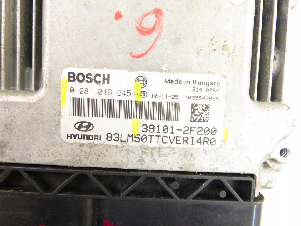 фото №5, Блок керування hyundai ix35 2.0 crdi 391012f200 0281016545