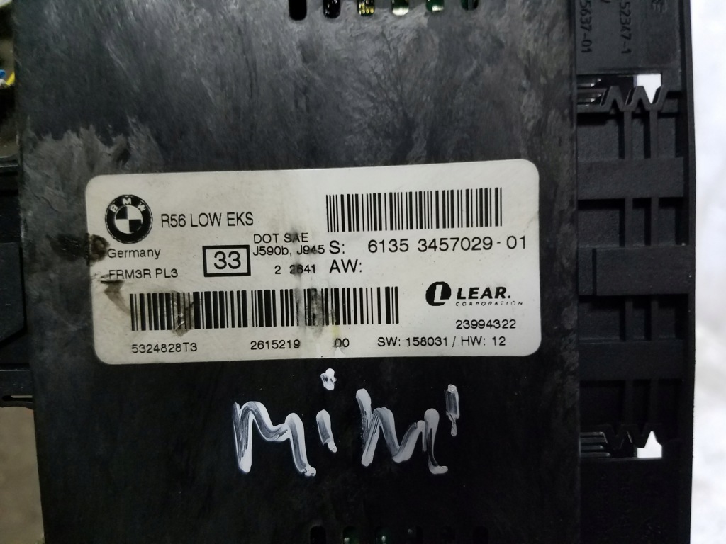 фото №2, Модуль блок управления света mini cooper r56 3457029