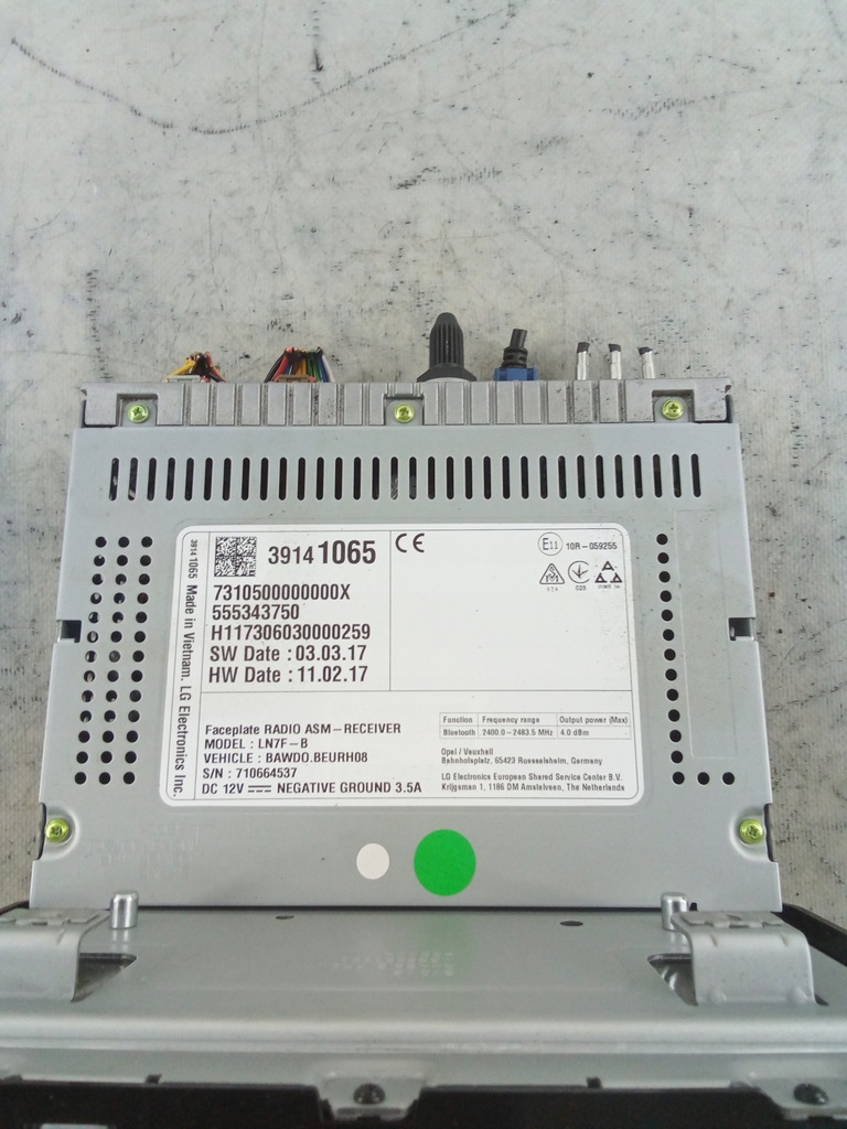 фото №2, D951 радио opel zafira c 39141065