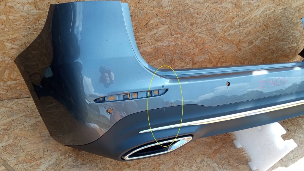 фото №11, Mercedes benz a247 w247 бампер задняя задний