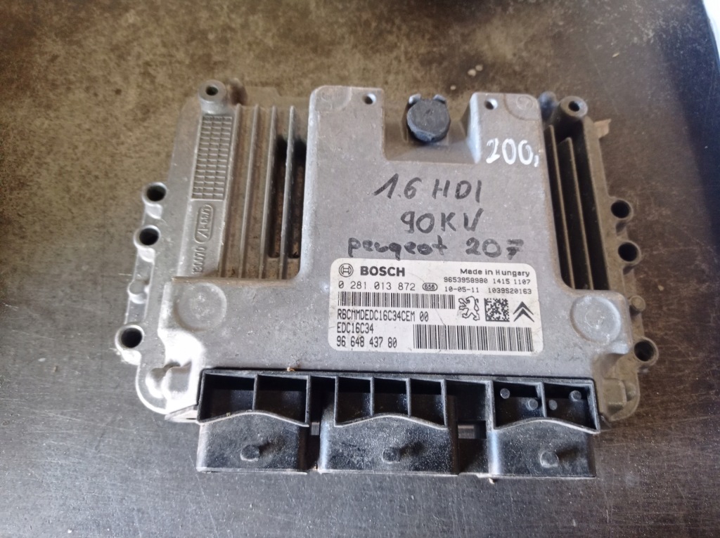 фото №1, Peugeot citroen - бортовий комп'ютер 9664843780