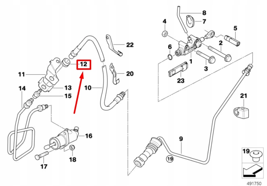 фото №9, Bmw x3 e83 гумовий втулка керування зчепленням 1165819 21521165819