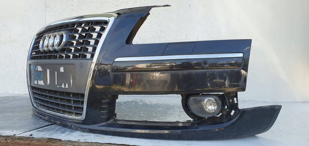 фото №10, Audi a8 d3 4e lift 05-07 бампер перед передний 4e0807437aa