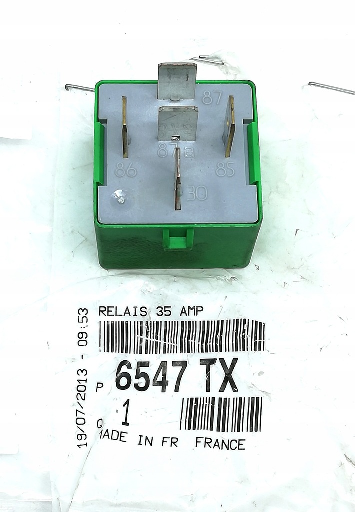 фото №13, Оригинальный номер psa 6547tx реле вентилятора оригинал