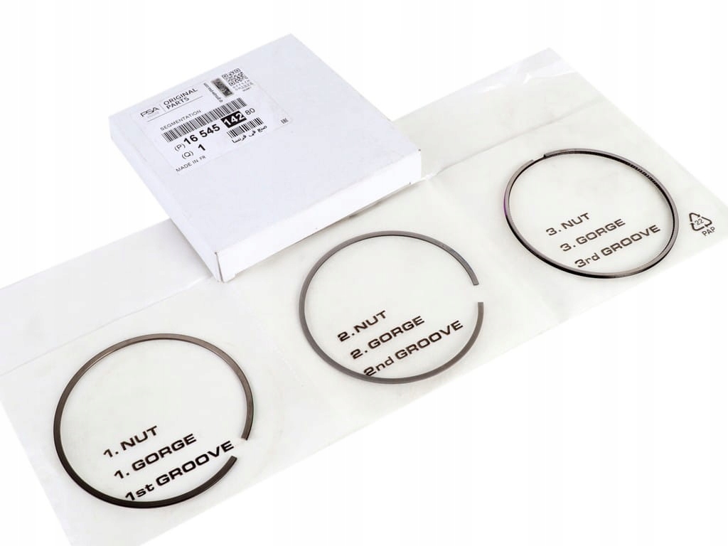 фото №1, Набор колец поршневых citroen berlingo iii c3 ii ds3 ds4 1.2 puretech