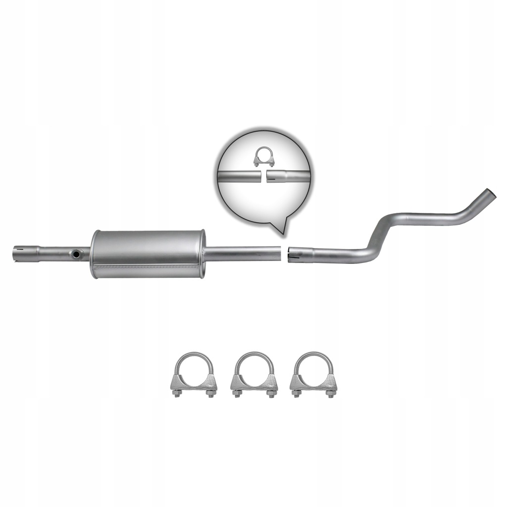 фото №1, Гасник середній smart 454 forfour 1.5 2004-