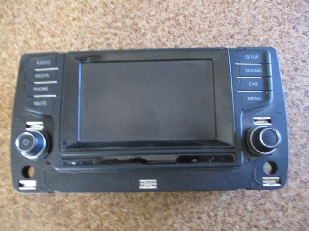 фото №1, Дисплей радіо навігації vw golf vii 5g0919605