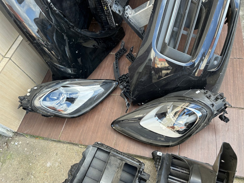 Бампер капот фары ремень передний радиатор porsche cayenne 9y e3 Оригинал