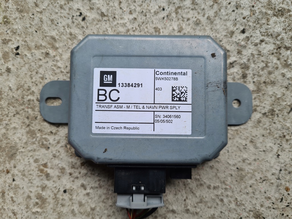 фото №1, Модуль блок управления радио 13384291 opel antara