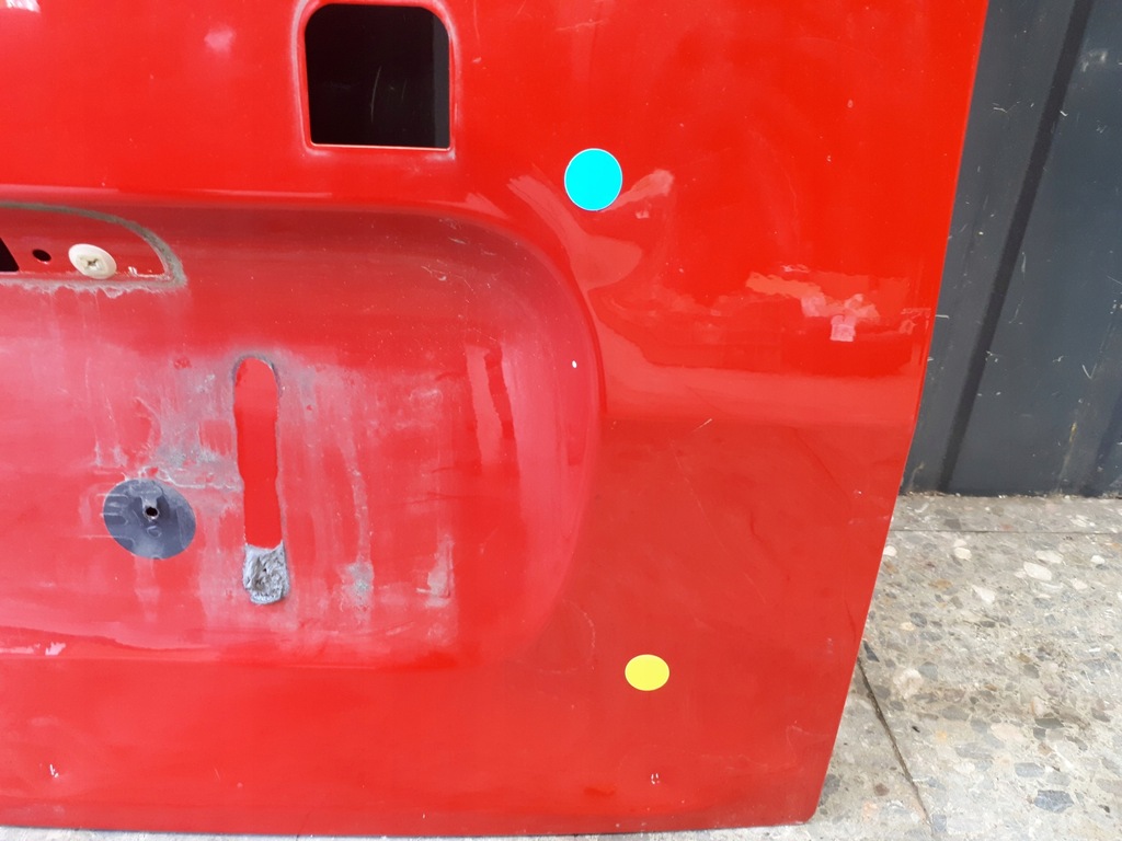 фото №11, Дверь левый задняя renault kangoo ii красные