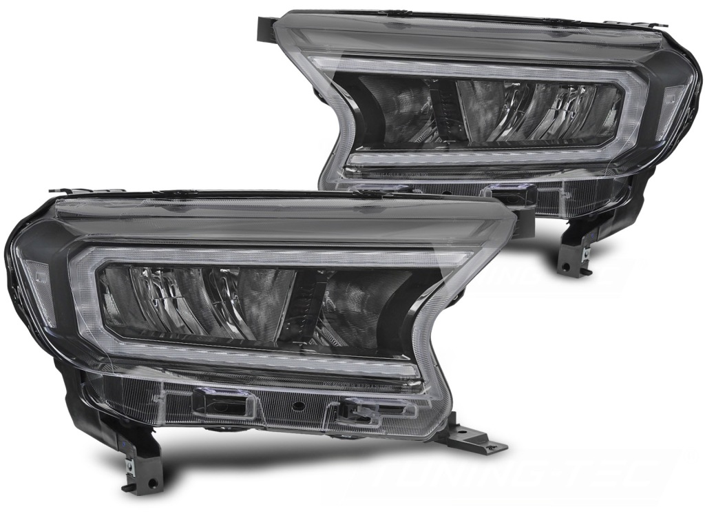 фото №1, Лампы передние светодиодный ford ranger v 16-22 led tube дневные dynamic