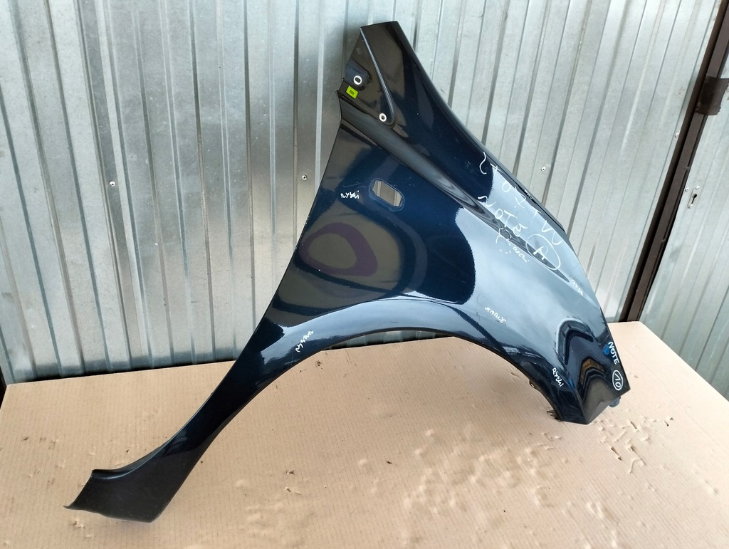 фото №10, Крила правий перед nissan note e11 колір bw9 g оригінал 2005-2008