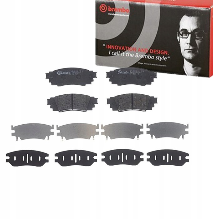 фото №1, Brembo p 83 160 набір гальмівних колодок гальмівних, гальма дискові