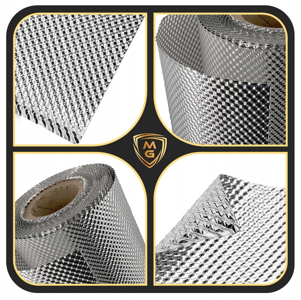 фото №7, Тепловая защита алюминиевая 1mm 800x250mm profesjonalna защита тепловая