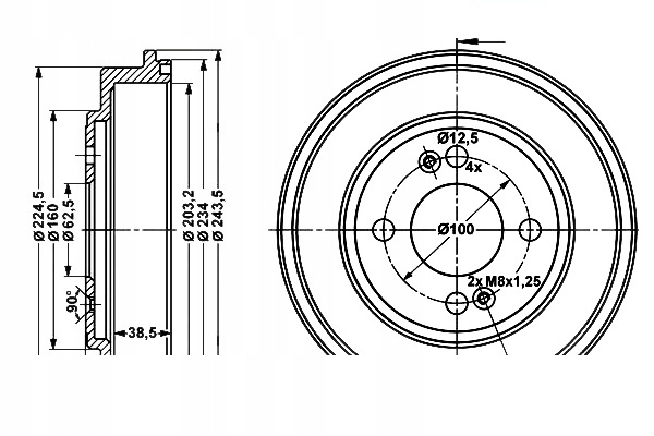 фото №9, Ate 24.0220-3038.1 барабан гальмівний