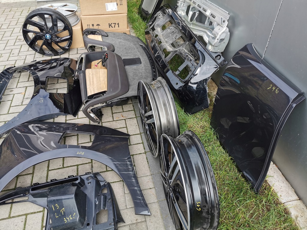 фото №6, Каркас двері лівий, крила, płat двері bmw i3