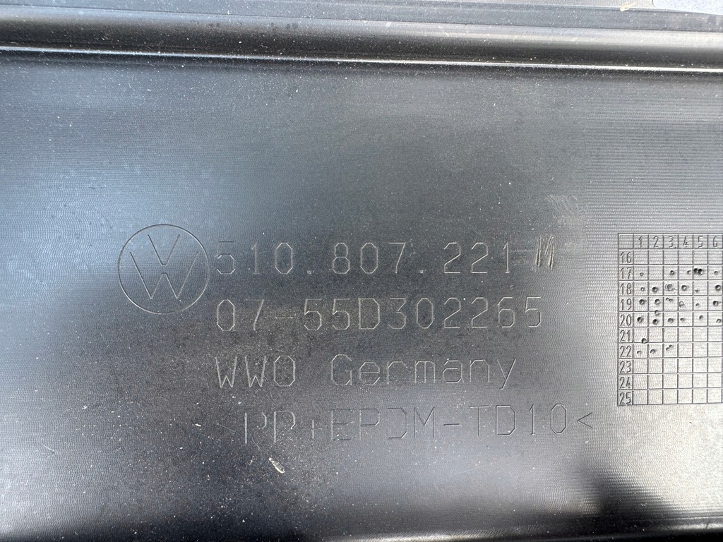 фото №7, Бампер перед vw golf sportsvan lift 510 новий оригінал sprysk