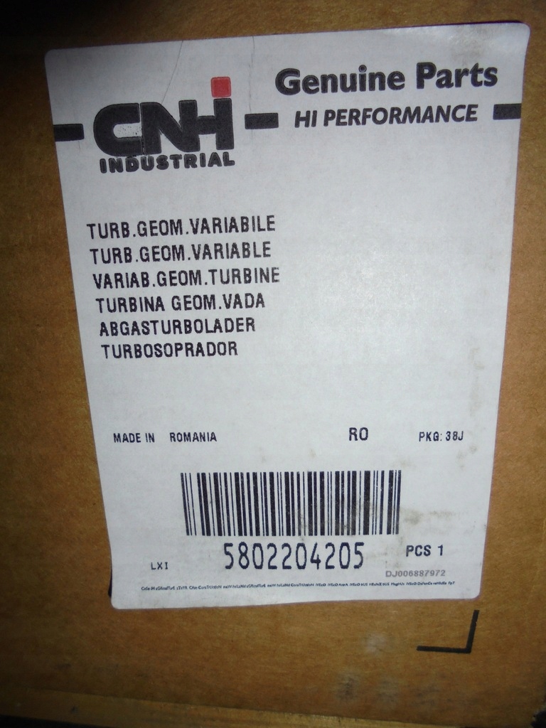 фото №5, Турбонагнітач iveco stralis 5802204205 5801519872