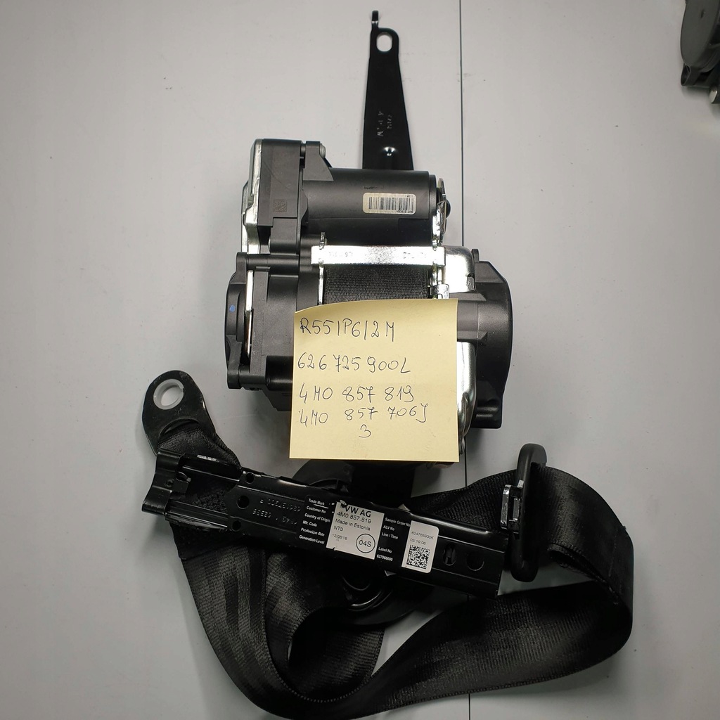 фото №13, Pas безпеки правий перед передній audi q7 sq7 4m 4m0857706j