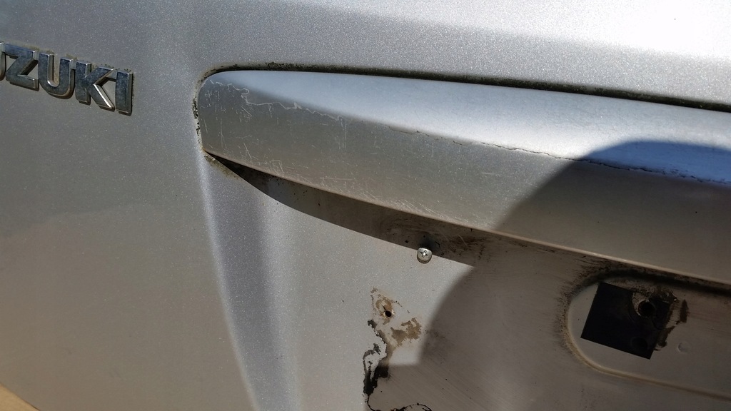 фото №5, Крышка багажника багажника задняя suzuki sx4 06-12