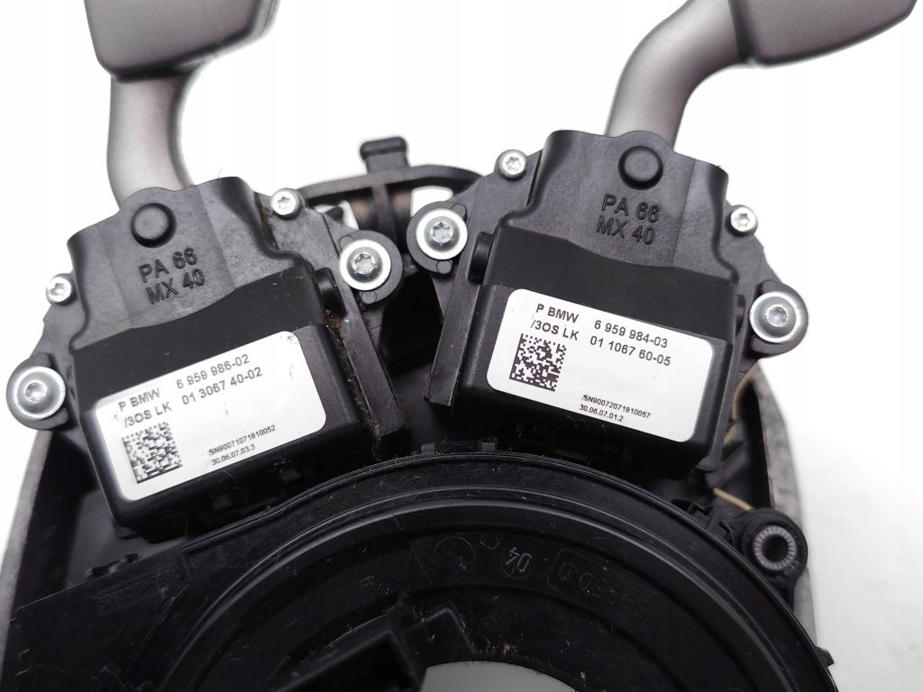 Bmw 7 series індикатор двірники перемикач łodygi + кільце шлейф підрульового перемикача 2007 Зі Шроту