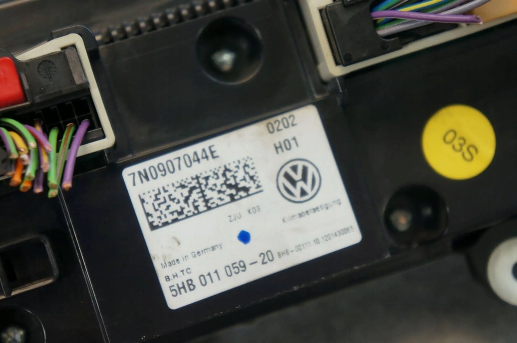 фото №8, Панель кондиціонера обдув seat alhambra 7n vw sharan ii - 7n0907044e