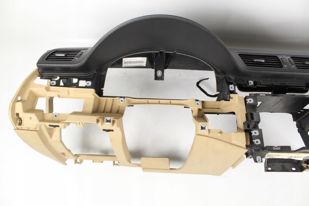 фото №9, Приборная панель приборная консоль подушка пассажира passat b6 05-10 светлая krem