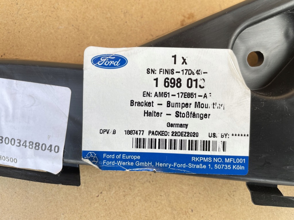 фото №6, Ford c-max mk2 напрямна бампера лівий задня