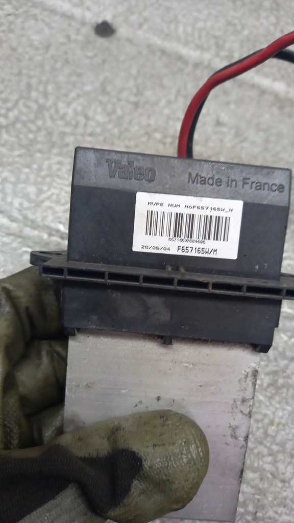 фото №2, Резистор вентилятор renault megane 04r kombi 1.9d