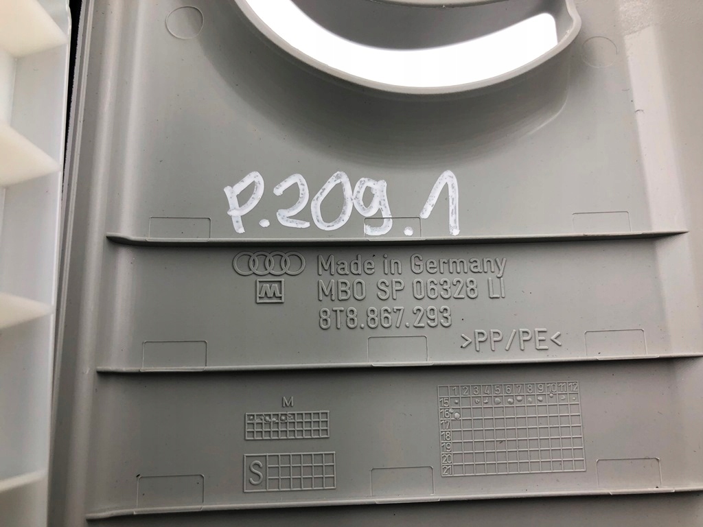 фото №10, Защита стойка потолочный левый audi a5 8k0 8t lift