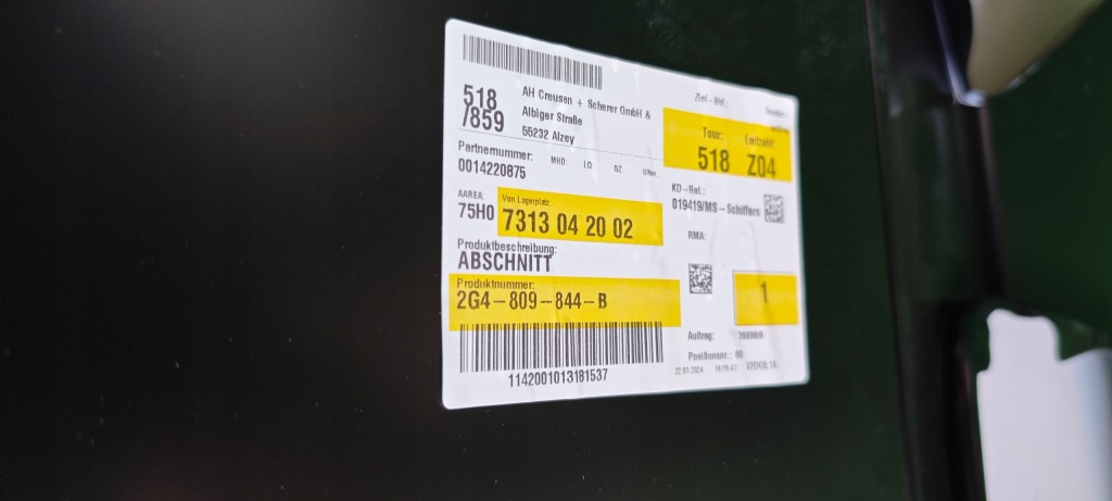 фото №9, Nowe обшивка крыло правый задняя volkswagen vw polo vi 6 2g