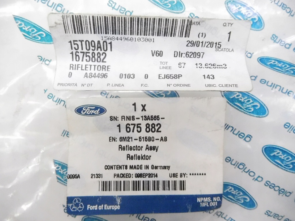 фото №10, Відбивач правий задня ford galaxy mk3 2006-2015 оригінальний номер