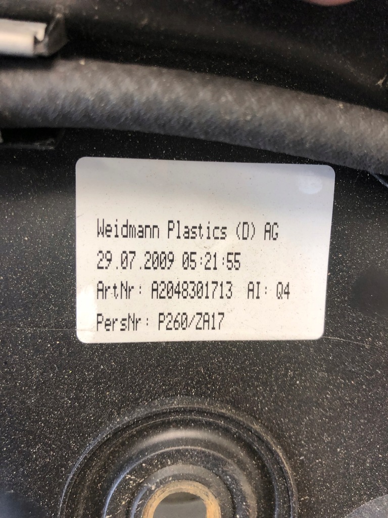 фото №10, Жабо mercedes w204 a2048301713