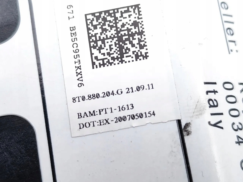 фото №7, Audi a5 подушка повітряна подушка безпеки пасажира перед лівий 2012 coupe 2/3dr