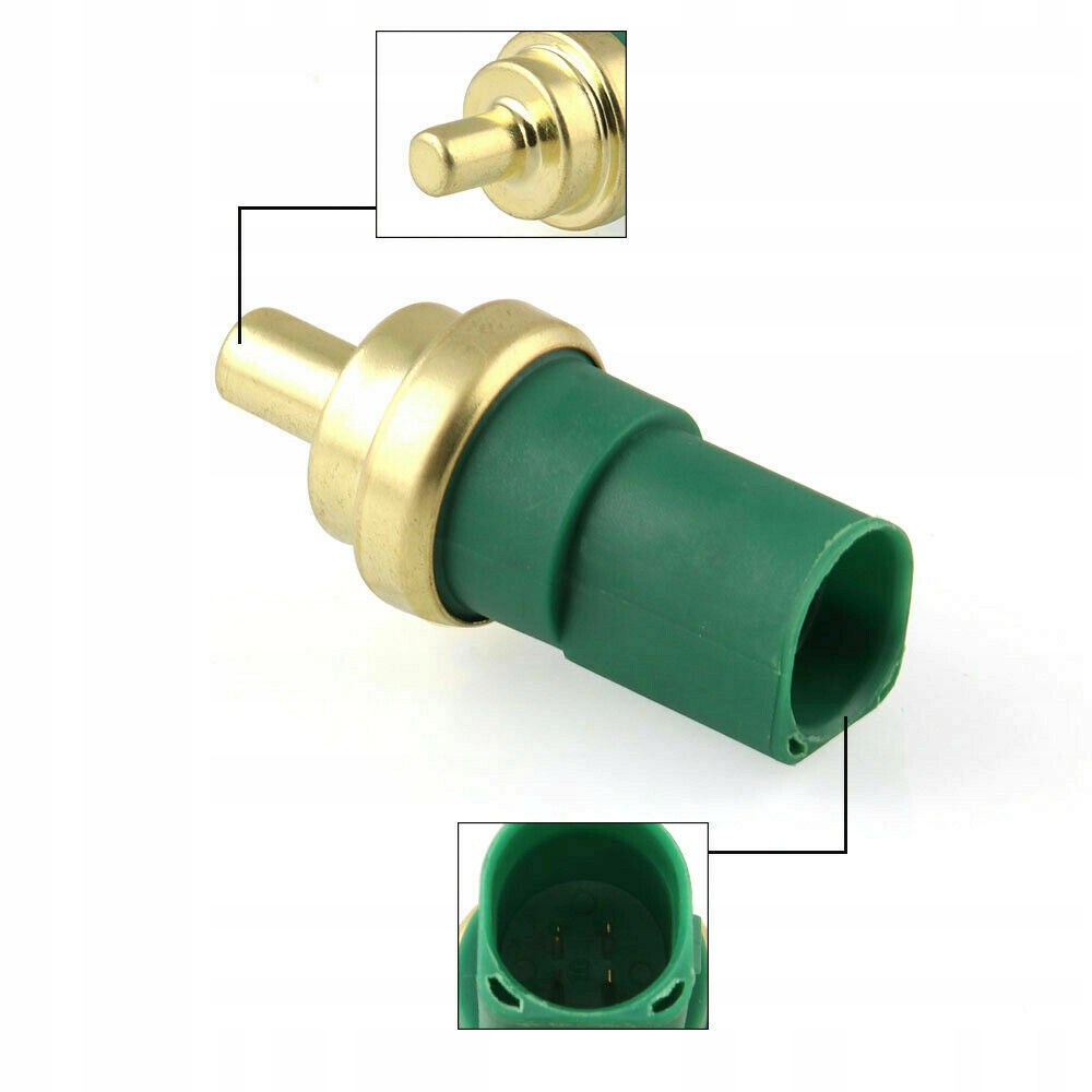 фото №7, Audi a3 1.8t бензин 1996-2003 датчик температуры жидкость охлаждающий 059919501a