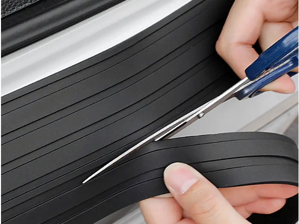 фото №11, Молдинг бампера защитная резиновый маскировочная защита край czarna