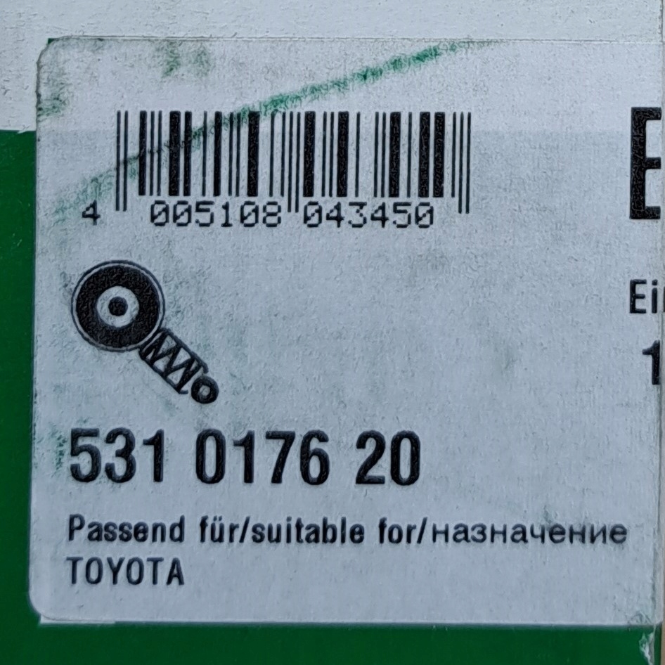 Ina ролик натяжителя ремень распределительного вала 531017620 celica rav4 camry avensis Доставка