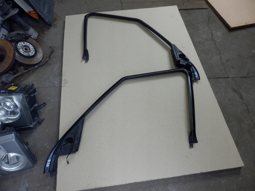 фото №6, Range rover l322 рамка прокладка скло двері перед