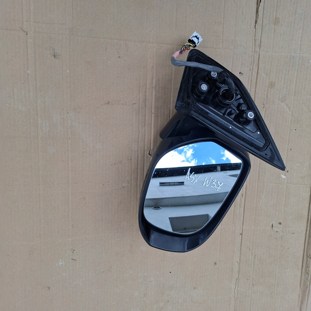 фото №6, Mitsubishi asx 10-19 з поворотник дзеркало праве rh 9 pin 9p europa білий w37