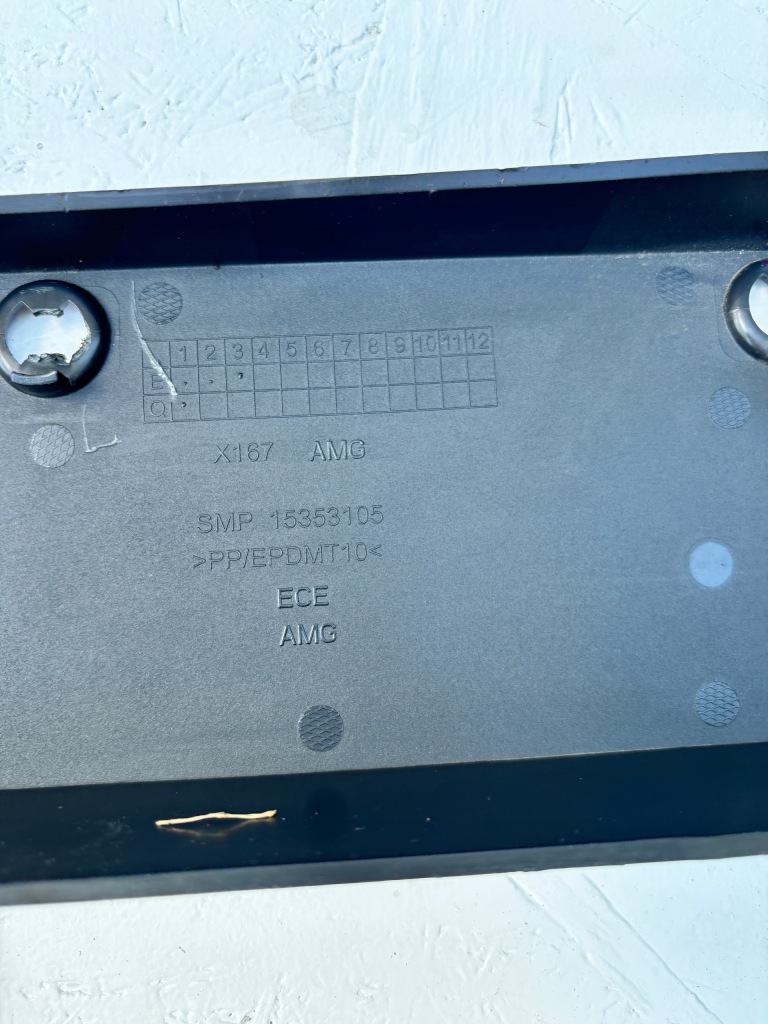 Mercedes gls x167 w167 подкладка рамка номерного знака регистрационный a1678853006 Киев