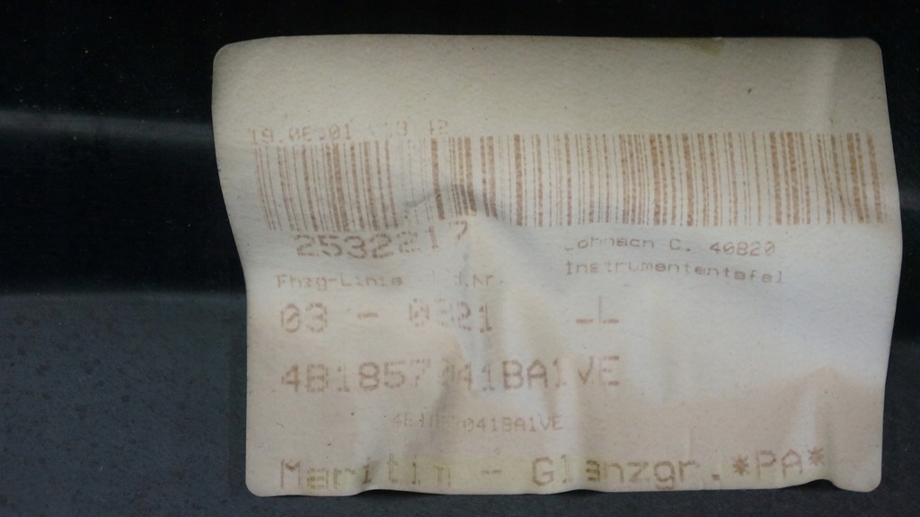 фото №12, Audi a6 c5 приборная панель приборная панель консоль martim