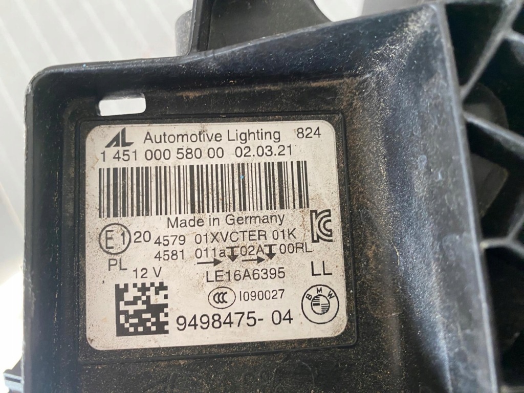 фото №9, Лампа левая передняя bmw z4 g29 9498475 full led левый перед