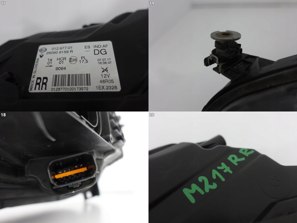 Renault captur рестайлінг  17-19 фара full led pure vision ліва європа Зі Шроту