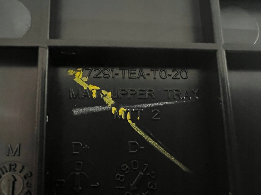 фото №7, Honda civic x мат полка вкладка резиновый элемент противоскользящая туннель среднего