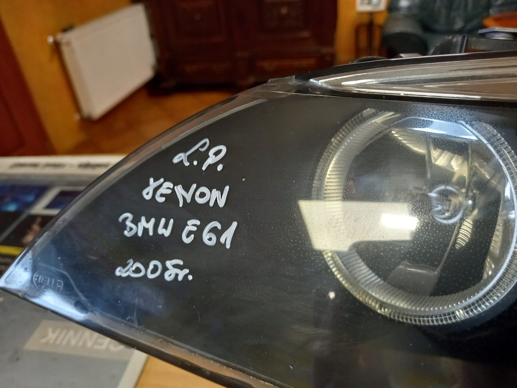 фото №16, Лампа права ліва фара bmw e60 e61 bi ксенон поворотний dynamic