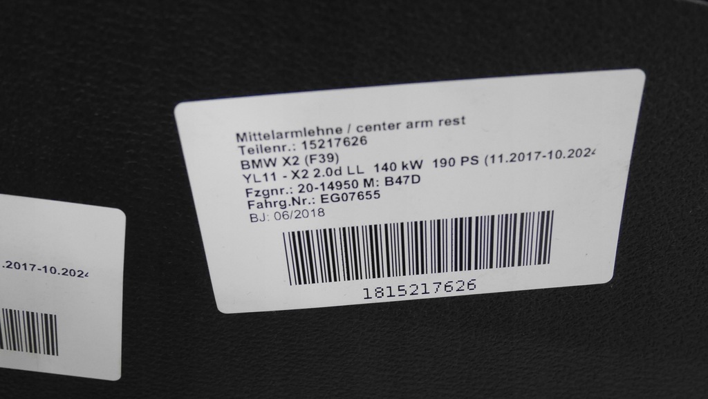 фото №8, Bmw x2 f39 тунель середній підлокітник