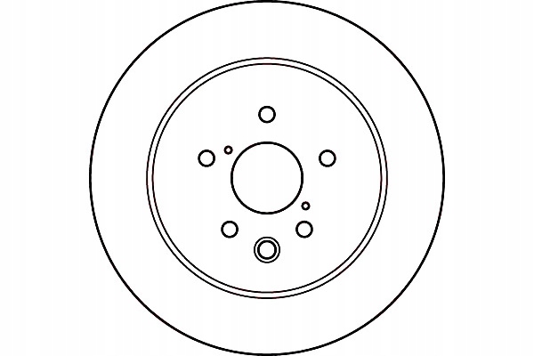 фото №1, Trw гальмівні диски гальмівні 2szt lexus задня gs is 05-